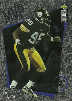 Greg Lloyd Pittsburgh Steelers 1996 Upper Deck Collector's Choice NFL MVPs #M37